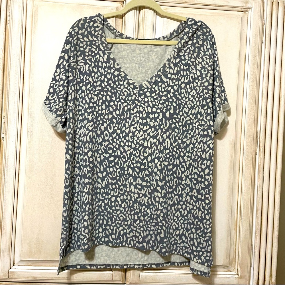 Gray JODIFL top- 1X